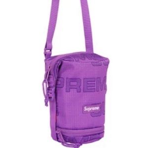 Authentic Brand New with Tags SUPREME purple neck Pouch